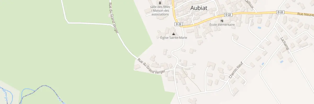 Plan du 2 Rue General Robert Caillaud à Aubiat