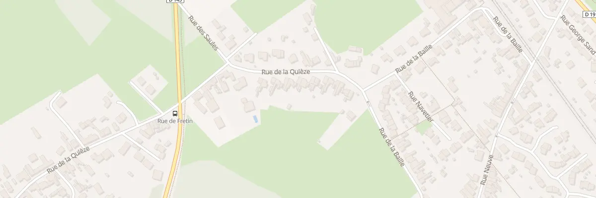Plan du 128 Rue de la Quieze à Templeuve-en-Pévèle