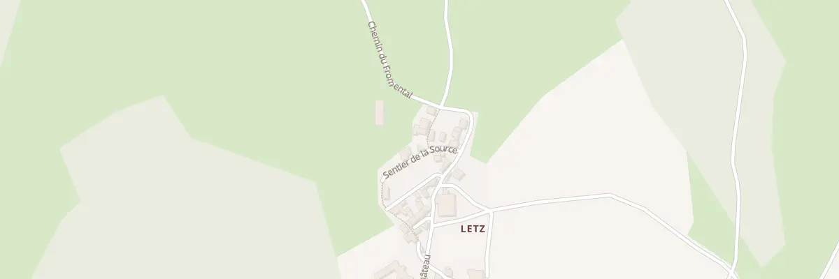 Plan du 5003 Tra de la Brugiere Letz à Augnat