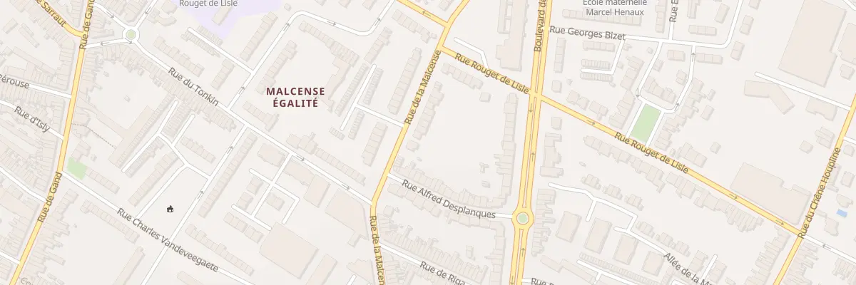 Plan du 262 Rue de la Malcense à Tourcoing