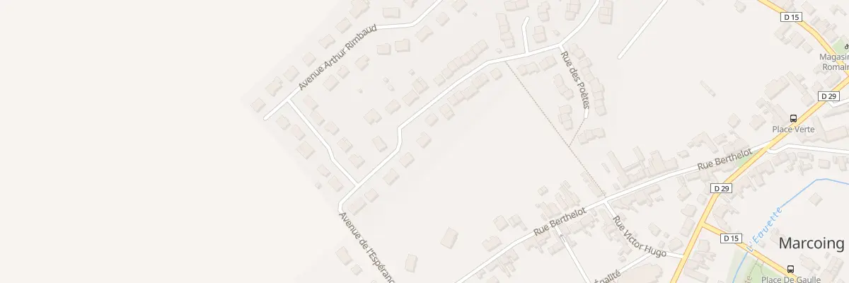 Plan du 33 Av de l’Esperance à Marcoing
