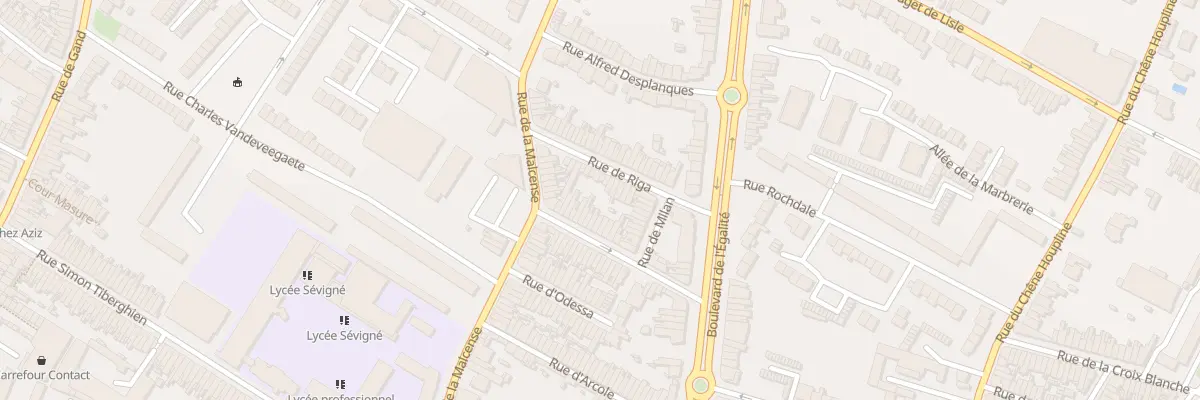 Plan du 28 Rue de Saint-petersbourg à Tourcoing