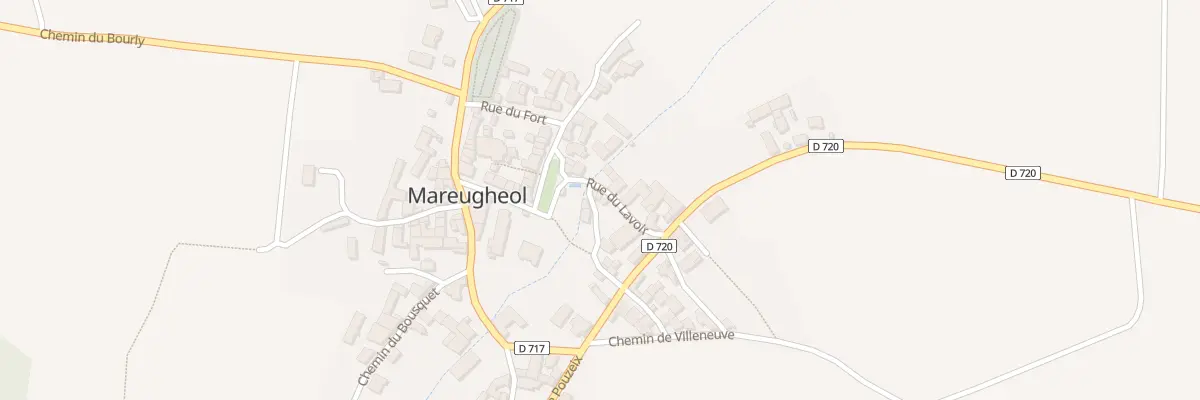 Plan du 9003 Rue des Jardins à Mareugheol