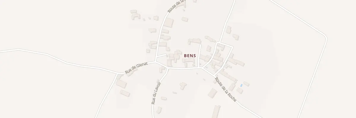 Plan du 12 Rte de la Roche - Bens à Chaptuzat
