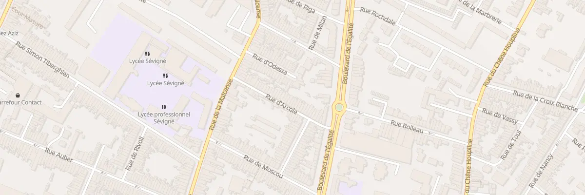 Plan du 33 Rue d’ Arcole à Tourcoing