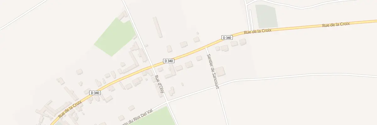 Plan du 436 Rue de la Croix à Haynecourt