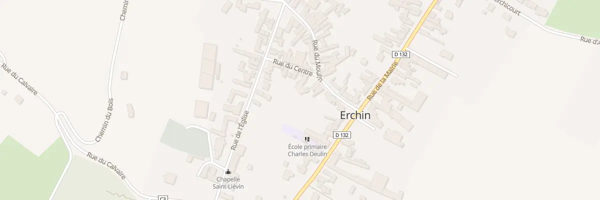 Plan du 5 Rue du Moulin à Erchin