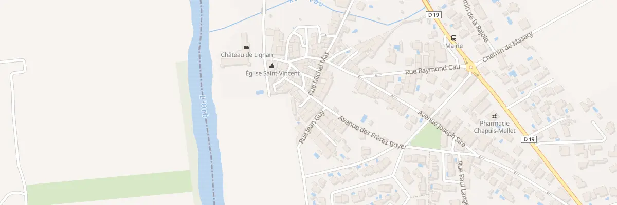 Plan du 70 Pl du 11 Novembre à Lignan-sur-Orb