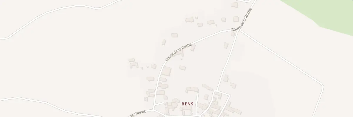 Plan du 20 Rte de la Roche - Bens à Chaptuzat
