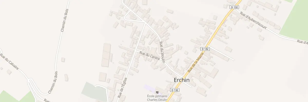Plan du 7 Rue du Moulin à Erchin