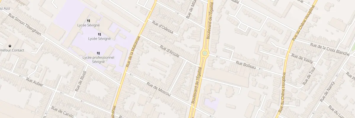Plan du 30 Rue d’ Arcole à Tourcoing