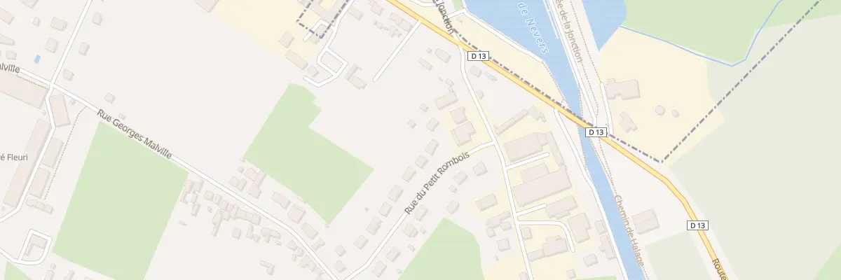 Plan du 13 Rue du Petit Rombois à Sermoise-sur-Loire