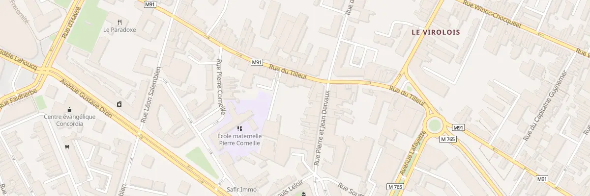 Plan du 36 Rue du Tilleul à Tourcoing