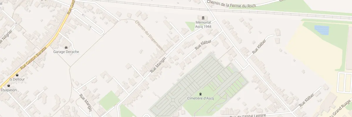 Plan du 48 Rue Mangin à Villeneuve-d’Ascq
