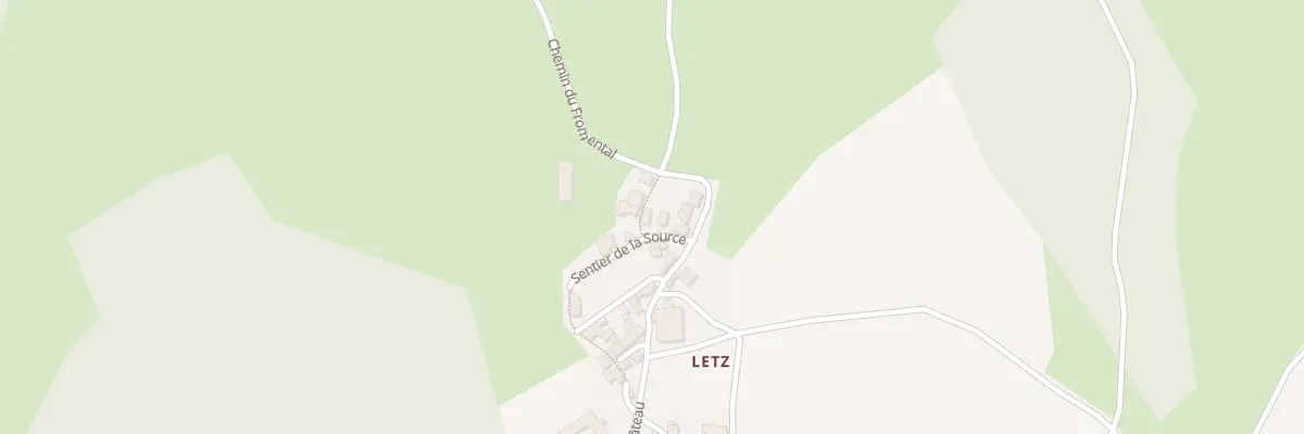 Plan du 5002 Tra de la Brugiere Letz à Augnat