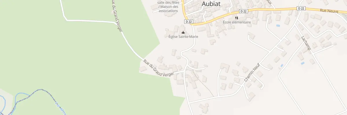 Plan du 4 Rue General Robert Caillaud à Aubiat