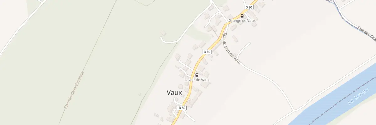 Plan du 105B Rue de Vaux à Chamigny