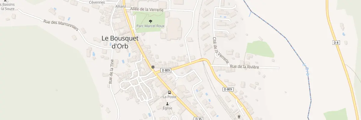 Plan du 23 Rue Roger Pons au Bousquet-d’Orb