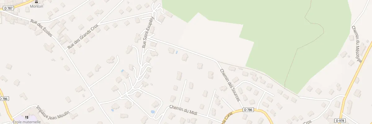 Plan du 5 Che des Sources à Veyre-Monton