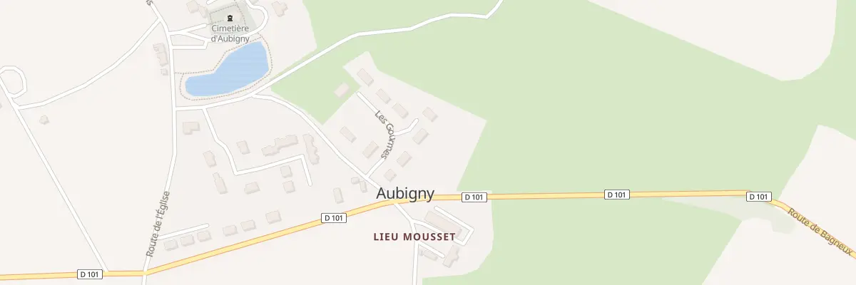 Plan du 5065 Les Gourmes à Aubigny