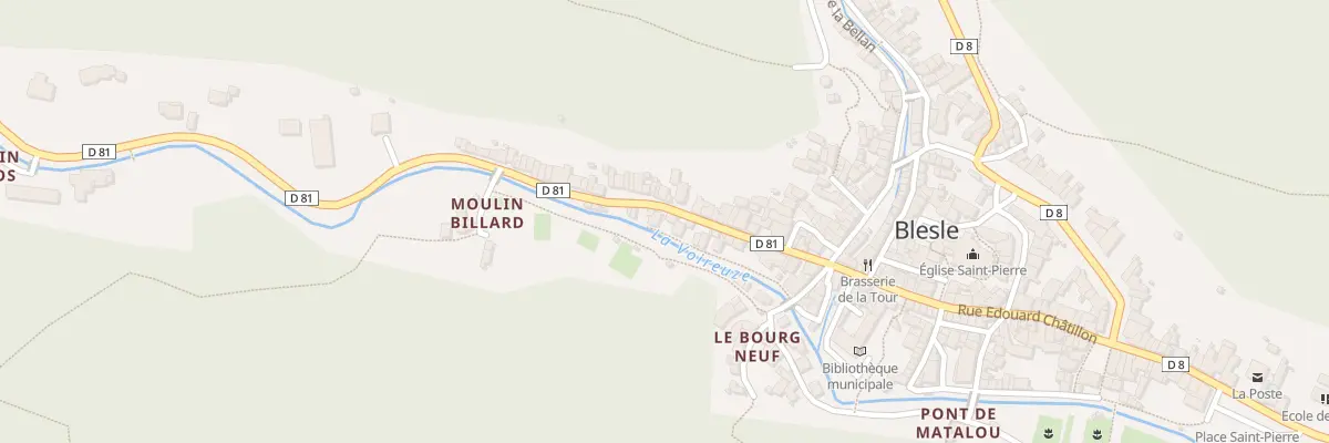 Plan du 5177 Rue de la Bonale à Blesle