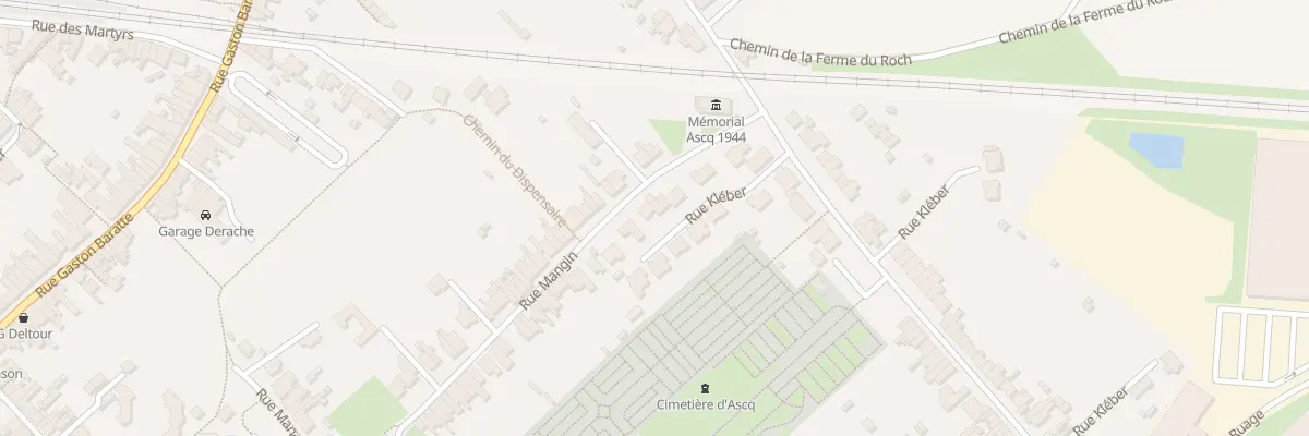 Plan du 52 Rue Mangin à Villeneuve-d’Ascq