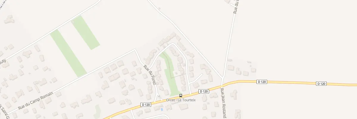 Plan du 19 Rue des Dômes à Orcet