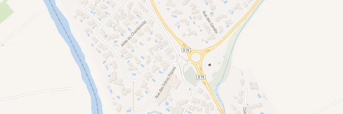 Plan du 2 Imp du Carignan à Lignan-sur-Orb