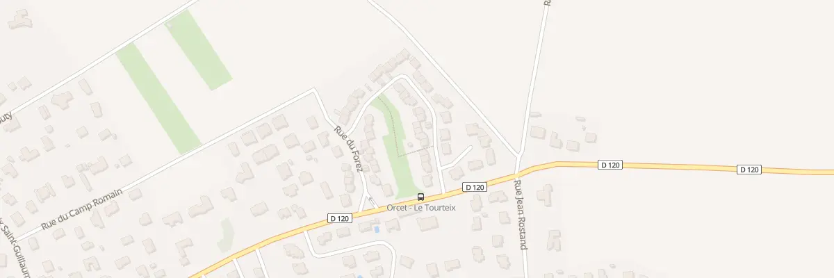 Plan du 11 Rue des Dômes à Orcet