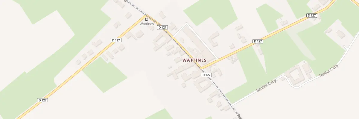 Plan du 129 Rue de Wattines à Bersée
