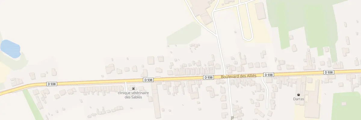 Plan du 57 Bd des Allies à Flines-lez-Raches