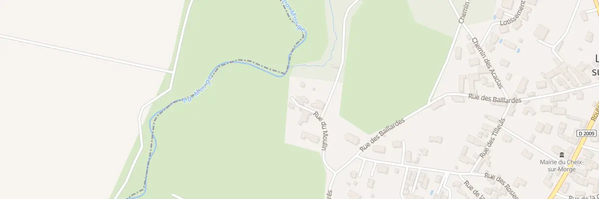 Plan du 6 Rue du Moulin au Cheix-sur-Morge
