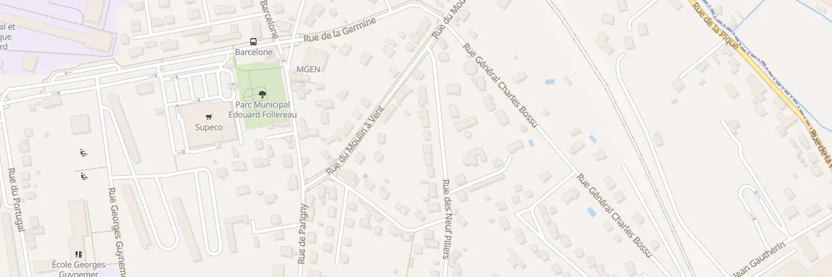 Plan du 39 Rue des 9 Piliers à Nevers