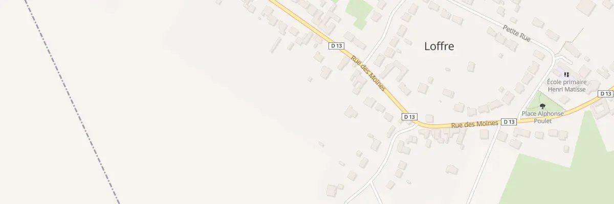Plan du 794 Rue des Moines à Loffre