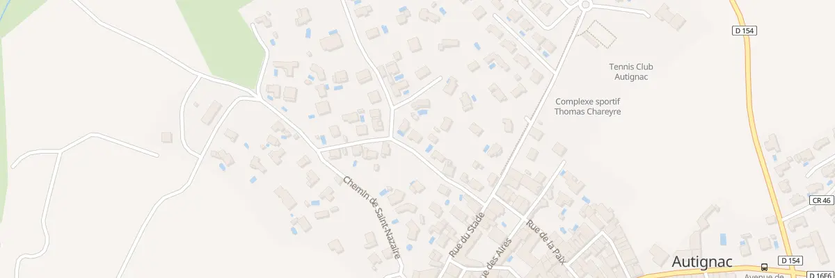 Plan du 6 Rue Frederic Mistral à Autignac