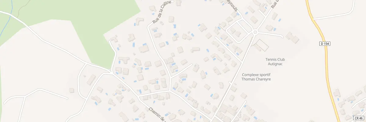Plan du 5455 Rue du Vieux Moulin A Vent à Autignac