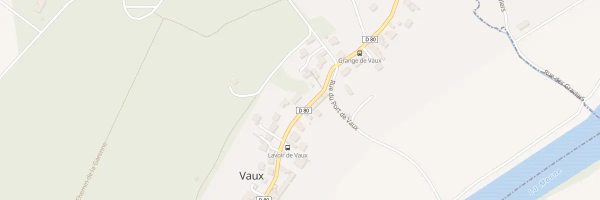 Plan du 109B Rue de Vaux à Chamigny