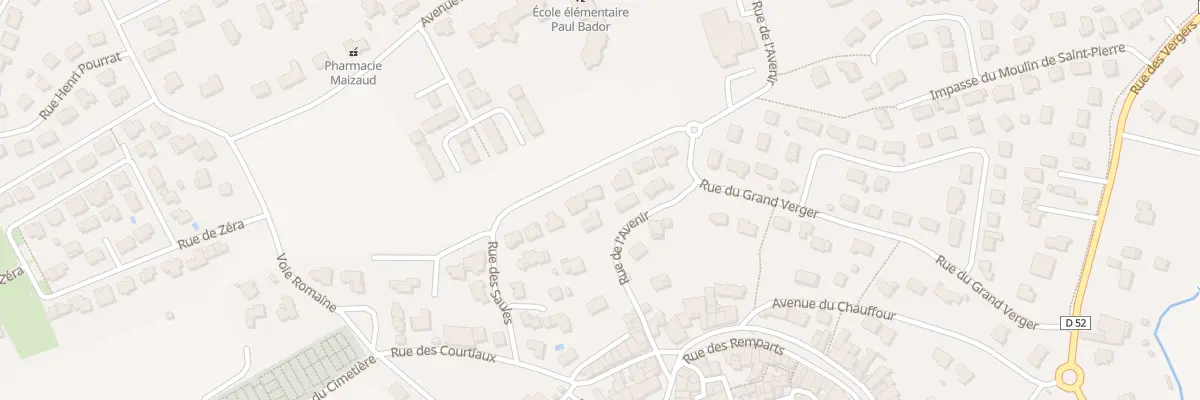 Plan du 22 Rue des Saules à Orcet
