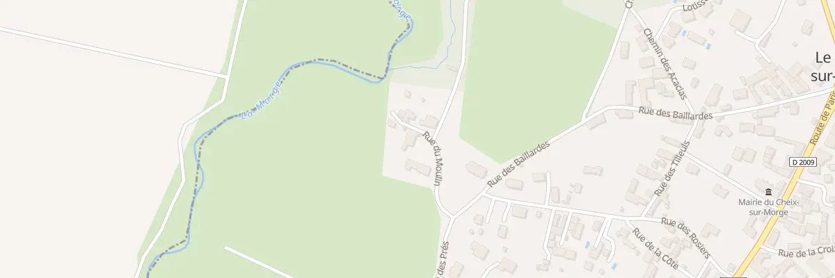 Plan du 3 Rue du Moulin au Cheix-sur-Morge