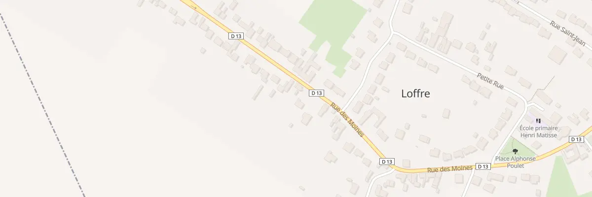 Plan du 756 Rue des Moines à Loffre