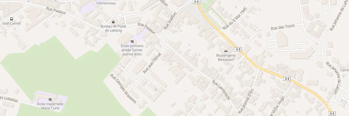 Plan du 16 Rue Lambrecht à Lallaing