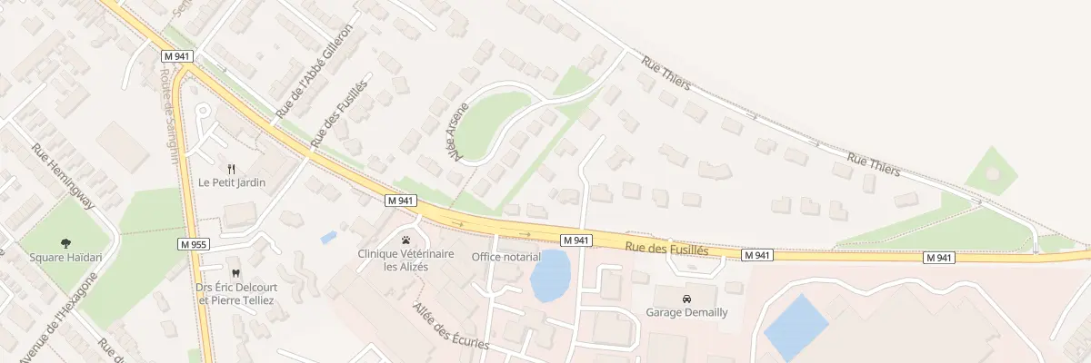 Plan du 349 Rue des Fusillés à Villeneuve-d’Ascq