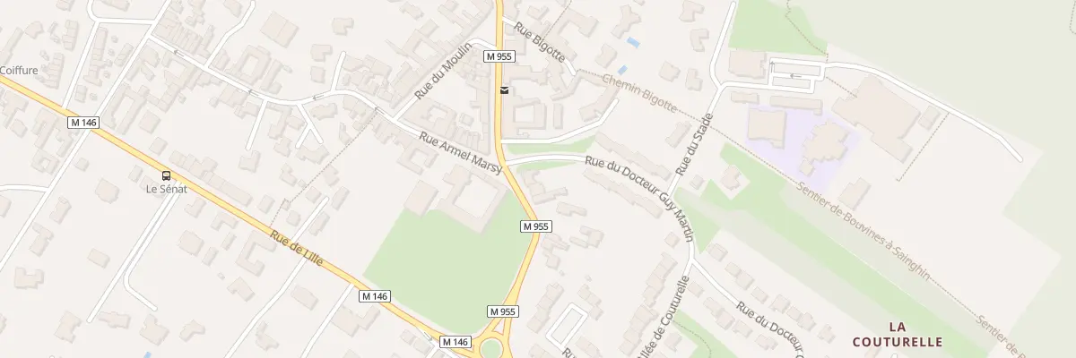 Plan du 158 Rue du Mal Leclerc à Sainghin-en-Mélantois