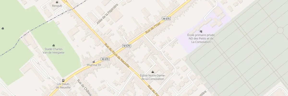 Plan du 30 Rue de l’Yser à Tourcoing