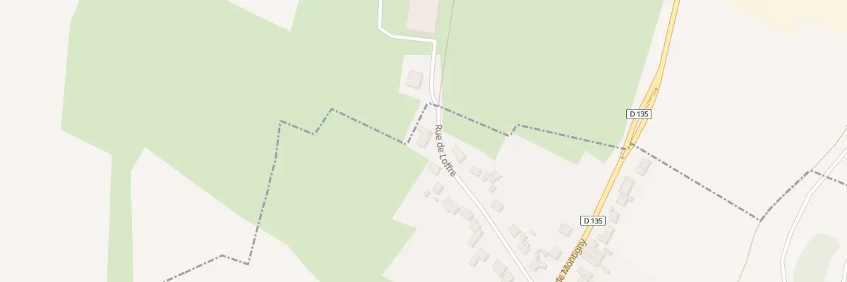 Plan du 731 Rue de Loffre à Loffre