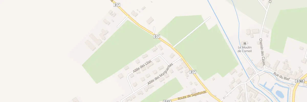 Plan du 4 All des Lilas à Mézilles