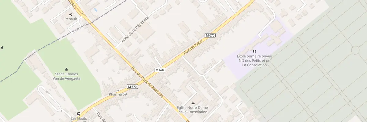 Plan du 85 Rue de l’Ermitage à Tourcoing