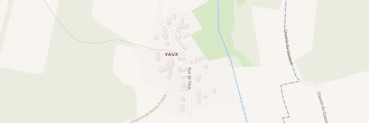 Plan du 7 Rue de Vaux à Berny-Rivière