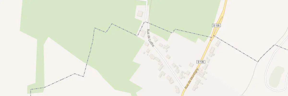 Plan du 707 Rue de Loffre à Lewarde