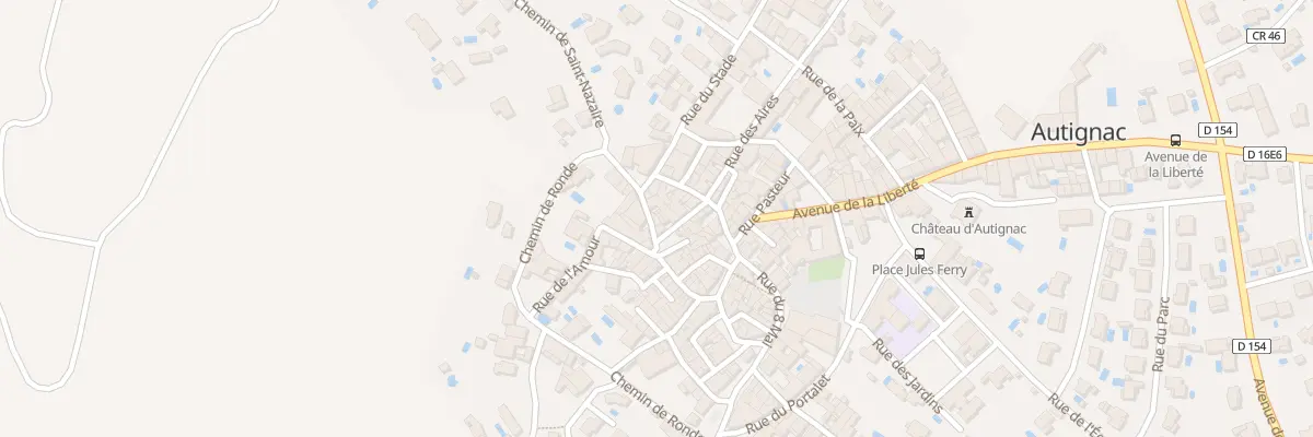 Plan du 14 Rue du Plo à Autignac